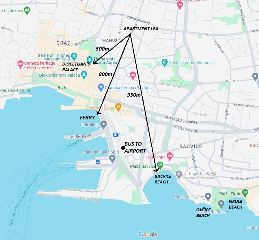 Apartment Lea Centar Split Buitenkant foto
